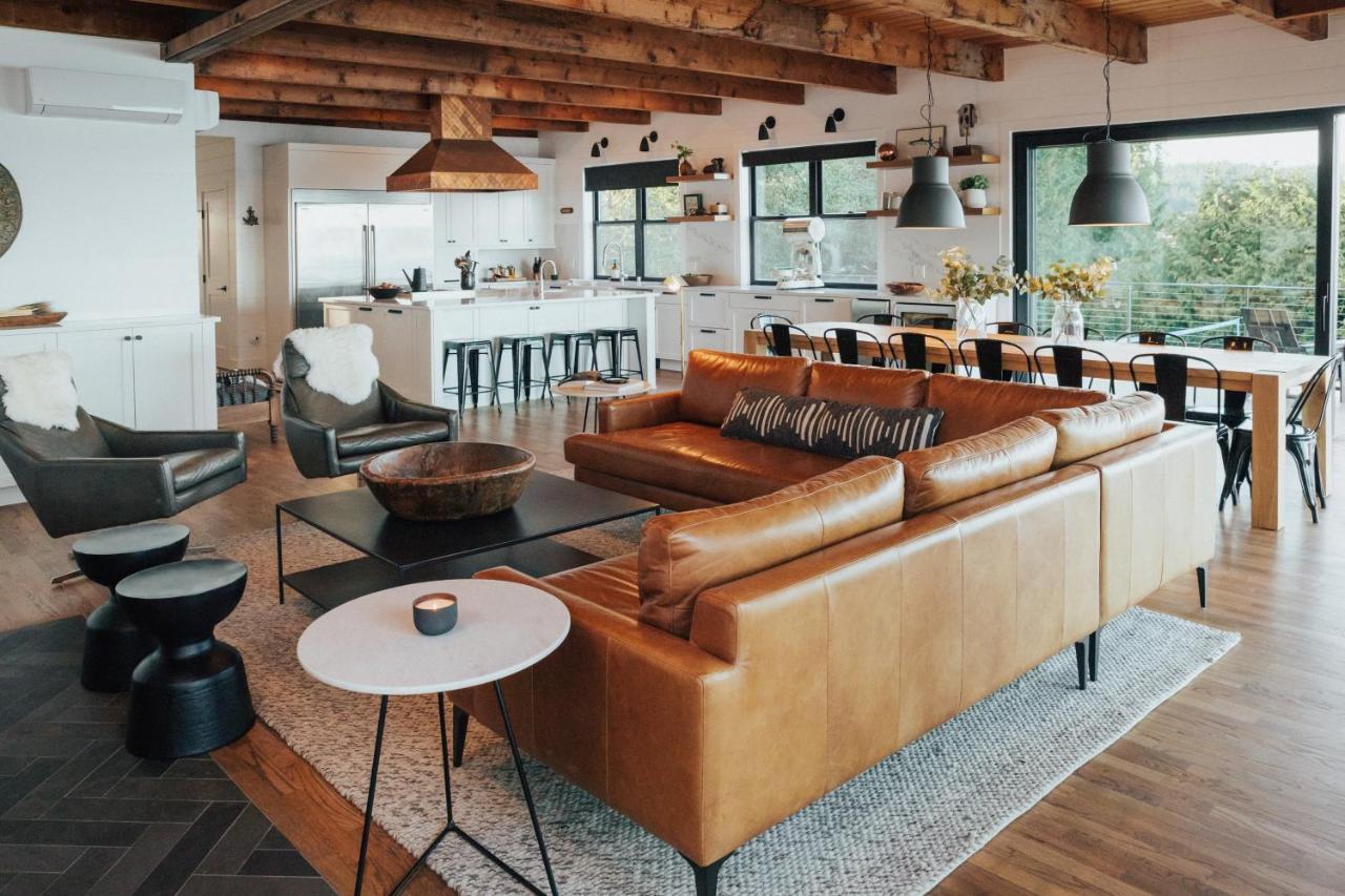 Whidbey Island Modern Farmhouse Greenbank Kültér fotó